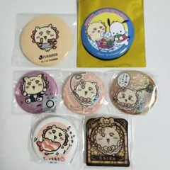 ちいかわ 缶バッジ アクリルバッジ シーサー 7個セット
