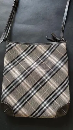 BURBERRYBLUELABELノバチェックショルダーバッグバーバリーピンク系