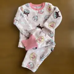 アンパンマン フリースパジャマ 90 ピンク