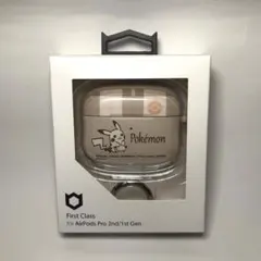 ポケモン iFace AirPods Pro ケース ベージュ ピカチュウ