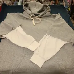 niko and…ニコアンド フード付きトレーナー L グレー　パーカー