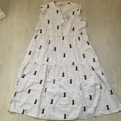 【新品未使用】タグ付きユニクロ　160cm ポール&ジョー　ティアードワンピース