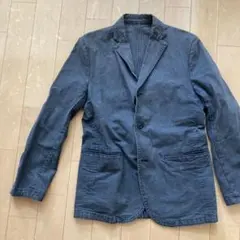 COMME CA DU MODE ダークブルー テーラードジャケット
