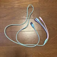 USB充電ケーブル 3in1 3色