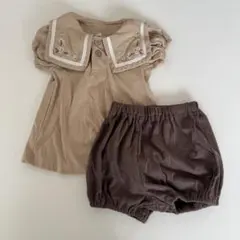 4/30まで出品！おまとめ買い大歓迎！ベビー服 セットアップ 70cm 襟付き