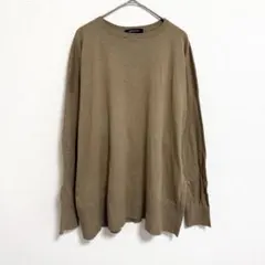 ［AMERICAN HOLIC］長袖ニット（F）シンプル 薄手 綿100