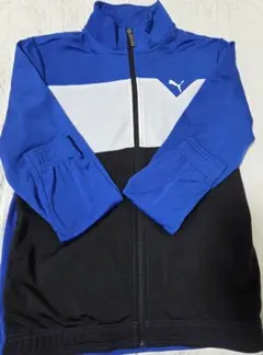 PUMA キッズ トラックジャケット ブルー ブラック　ジャンパー