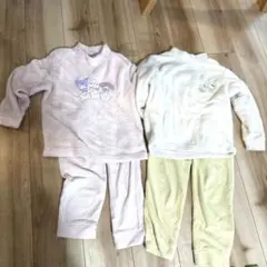 ちいかわ　サンリオ　ユニクロ　フリースパジャマセット