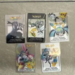 ポケモン　初音ミク　ららぽーと 東京ベイ　クリアカード　5種セット