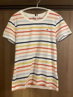 TOMMY HILFIGER ストライプ 半袖Tシャツ S