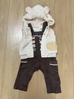 クーラークール　カバーオール　ボアベスト　うさぎ　モコモコ　80cm まとめ売り