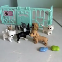 リカちゃん　にぎやかペットショップ　小物類　犬　ネコ
