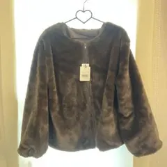 ブラウン ファーコート