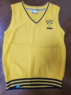 美品【 adidas】 レディース ゴルフ ベスト L イエロー
