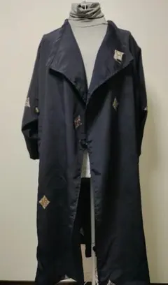 25-119 着物リメイク　ロングコート