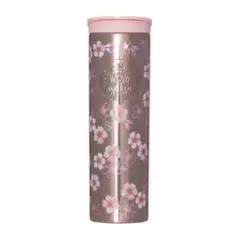 スタバ　SAKURA 2026 桜　ステンレスボトル　メタリックライトピンク