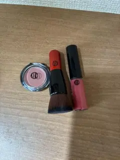 江原道　ピンク系 クリームチーク ブラシ付き