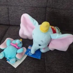 ダンボ ぬいぐるみ 大小セット