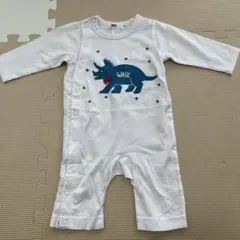 WASK 恐竜プリントロンパース 70サイズ