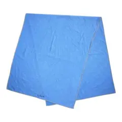 LAVA 青 ヨガラグ マイクロファイバー ワッフル生地 マット