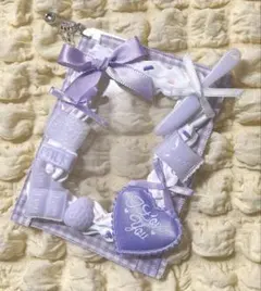 【69】ホイップデコ　トレカケース　硬質ケース　紫