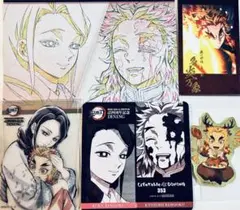 鬼滅の刃 ufotable dining 無限列車 チェキ風 クリアカード 煉獄