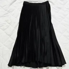 【美品】ユニクロ × セオリー コラボ プリーツラップスカート ブラック M