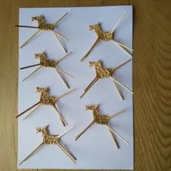麦わらオーナメント(馬)6