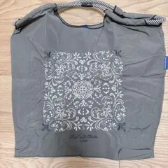 ボールアンドチェーン エコバッグ ハンドバッグ 刺繍 ストラップ付 大容量 M