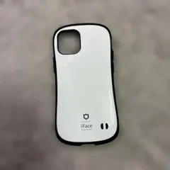 iFace ケース iPhone12miniホワイト×ブラック
