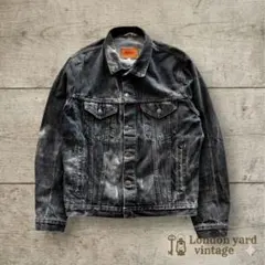 先染め 86年製 ブラックLevi’s 70506 黒 実寸M#711