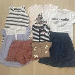 140サイズ　春・夏女の子用お洋服色々8着セット