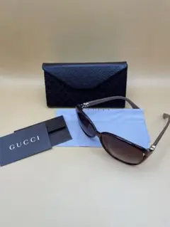 상태매우좋음 GUCCIグッチGG3792ラブリーハート GG柄 サングラス ブラウン