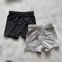 H&M ショートパンツ2枚セットハーフパンツ　ズボン　男女兼用　60 70