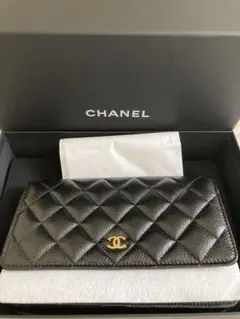 ⭐︎popo様専用⭐︎CHANEL チェーンウォレット　キャビアスキン　新品.未使用