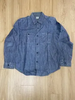 BLUE BLUE デニムシャツ 長袖 ブルー Mサイズ相当のサムネイル