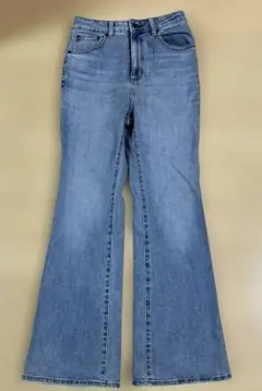 GU ブーツカットデニム ライトブルー　Mサイズ