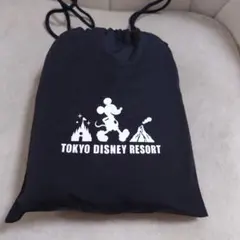 東京ディズニーリゾート ミッキージャケット巾着付き LLサイズ(撮影のため開封)