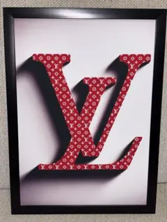 395 アートポスター　アメリカンレトロ　額付き