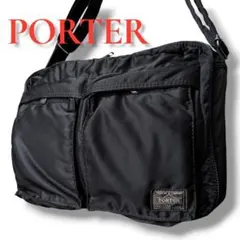 ✨極美品✨PORTER ショルダーバッグ タンカー ブラック ニ層 廃盤 美タグのサムネイル