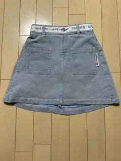 キッズ 女の子 デニムスカート 140