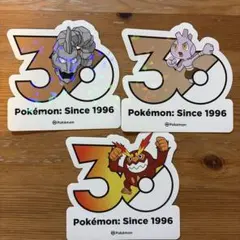 ポケモン 30周年記念 ステッカー 韓国 ポカブセット - メルカリ