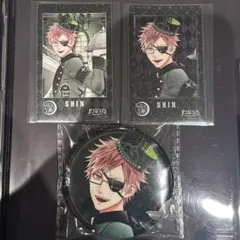 月浪シン ポラ風ラメカード 缶バッジ