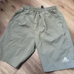 adidas チェック柄 半ズボン