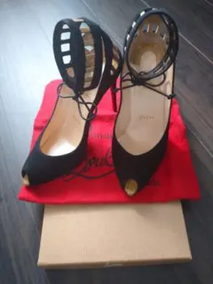 希少品 美品 クリスチャンルブタン パンプス