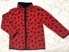 UNIQLO KIDS ★ ディズニーフリースジャケット 1１０cm 赤