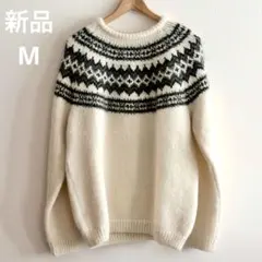 人気完売商品✨ロージーモンスター ノルディック柄 アルパカ混 ニット