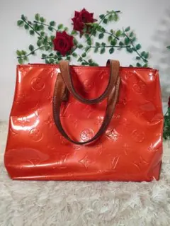 【格安】LOUISVUITTON リードPM ヴェルニ ハンドバッグ