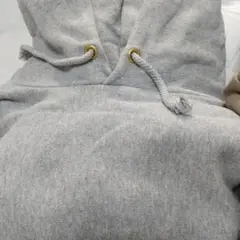 GU ヘビーウェイトパーカー　フーディ グレー