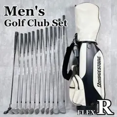 V173 ブリヂストン 他 メンズ ゴルフ クラブ セット 13点 R